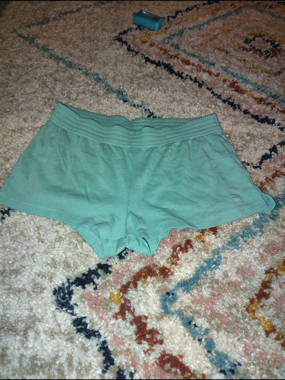 PINK Victoria's Secret Mint Green Stretch Lounge Shorts Size Xs Vintage Euc